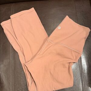 Lululemon Align High Rise Crop 23” - size 6. Nude, dusty rose color.